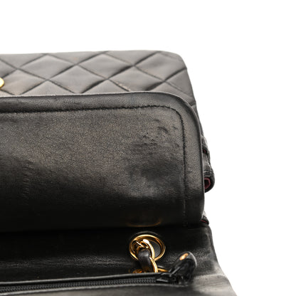 Chanel Lambskin Quilted Small Double Flap Black 10 of 12