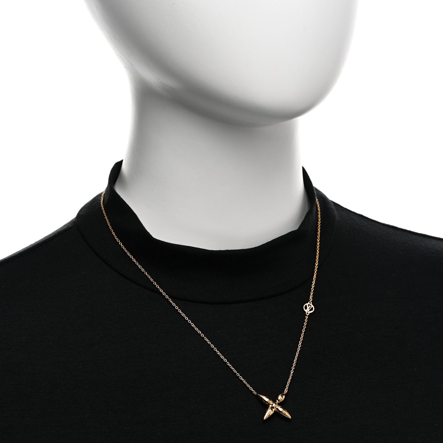 Metal Louisette Necklace Gold