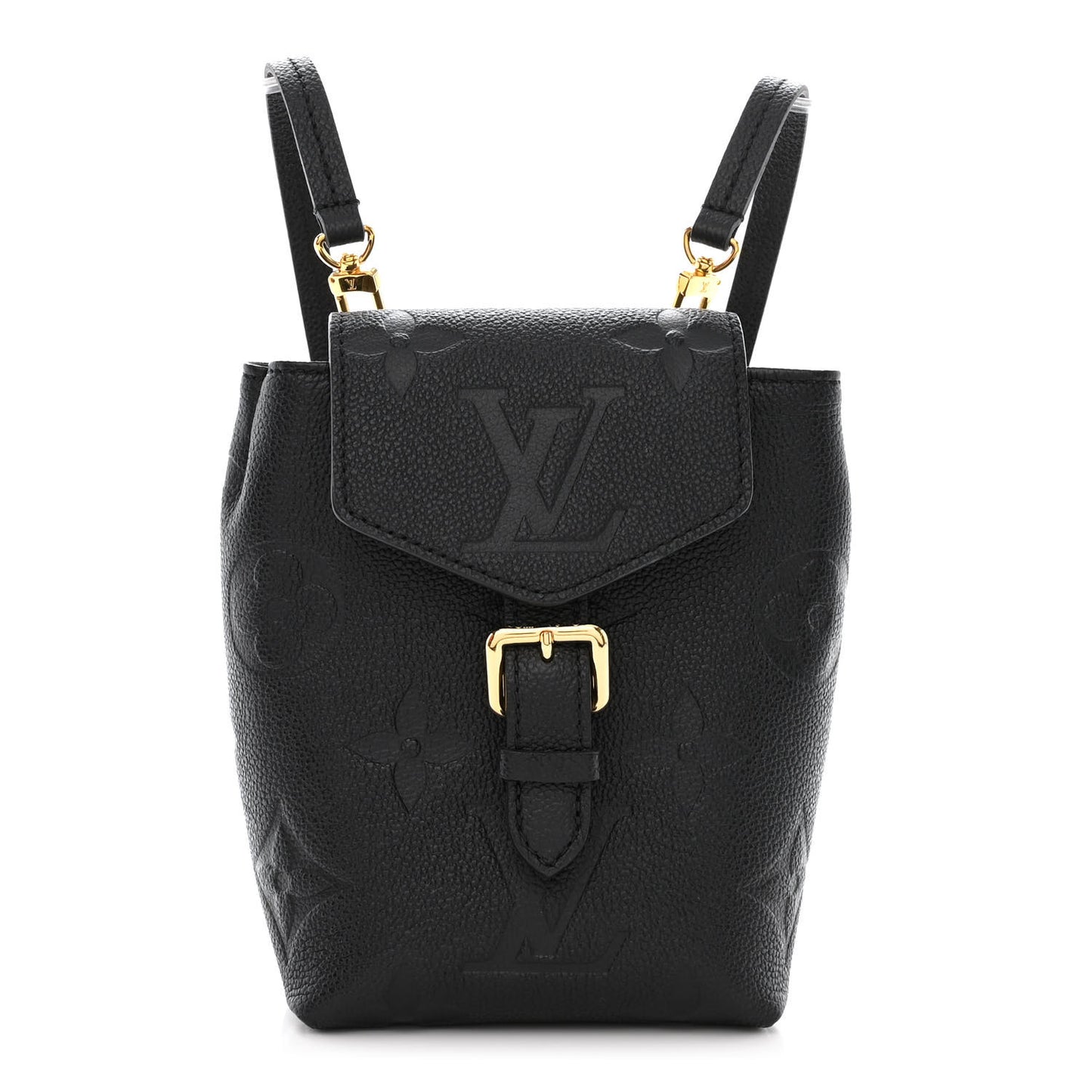 Empreinte Monogram Giant Tiny Backpack Black