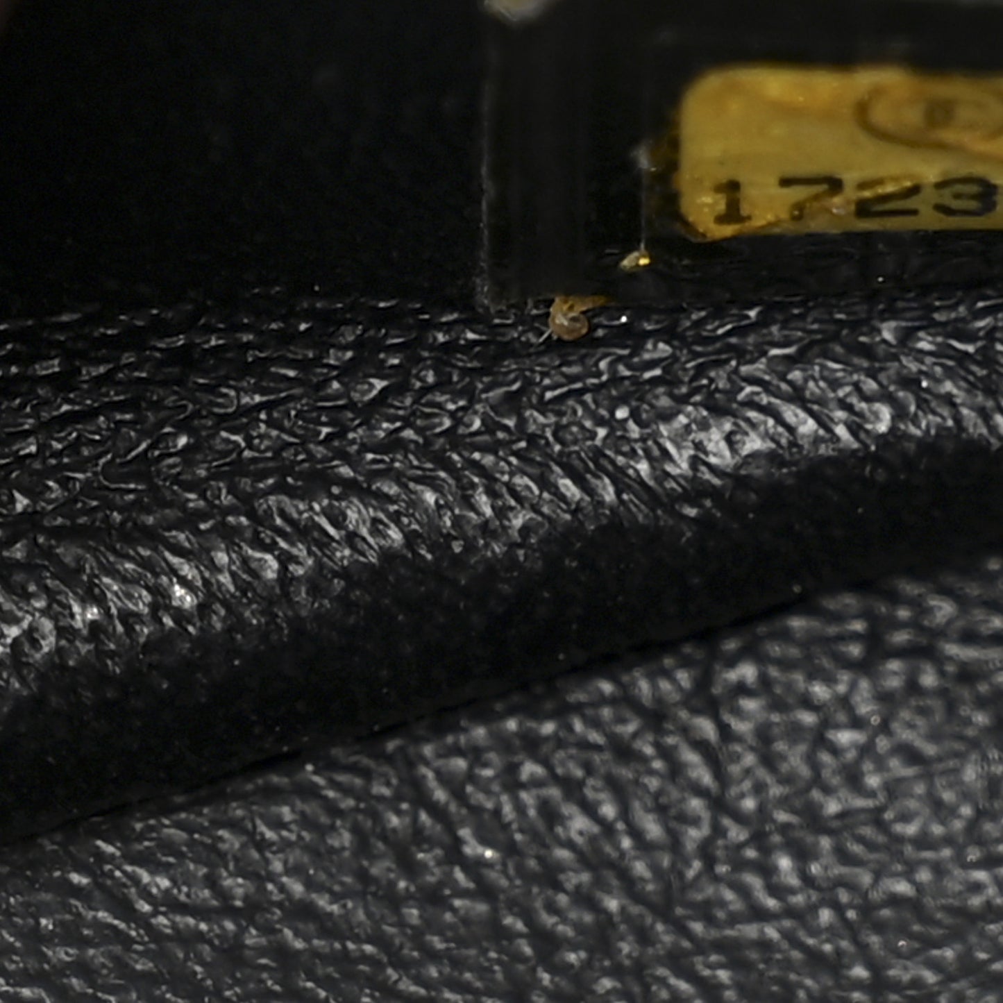 Patent Quilted Maxi Double Flap Black