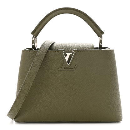 Louis Vuitton Taurillon Capucines BB Khaki 1 of 10