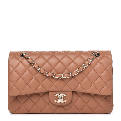 Chanel Lambskin Quilted Medium Double Flap Brown 1 of 10