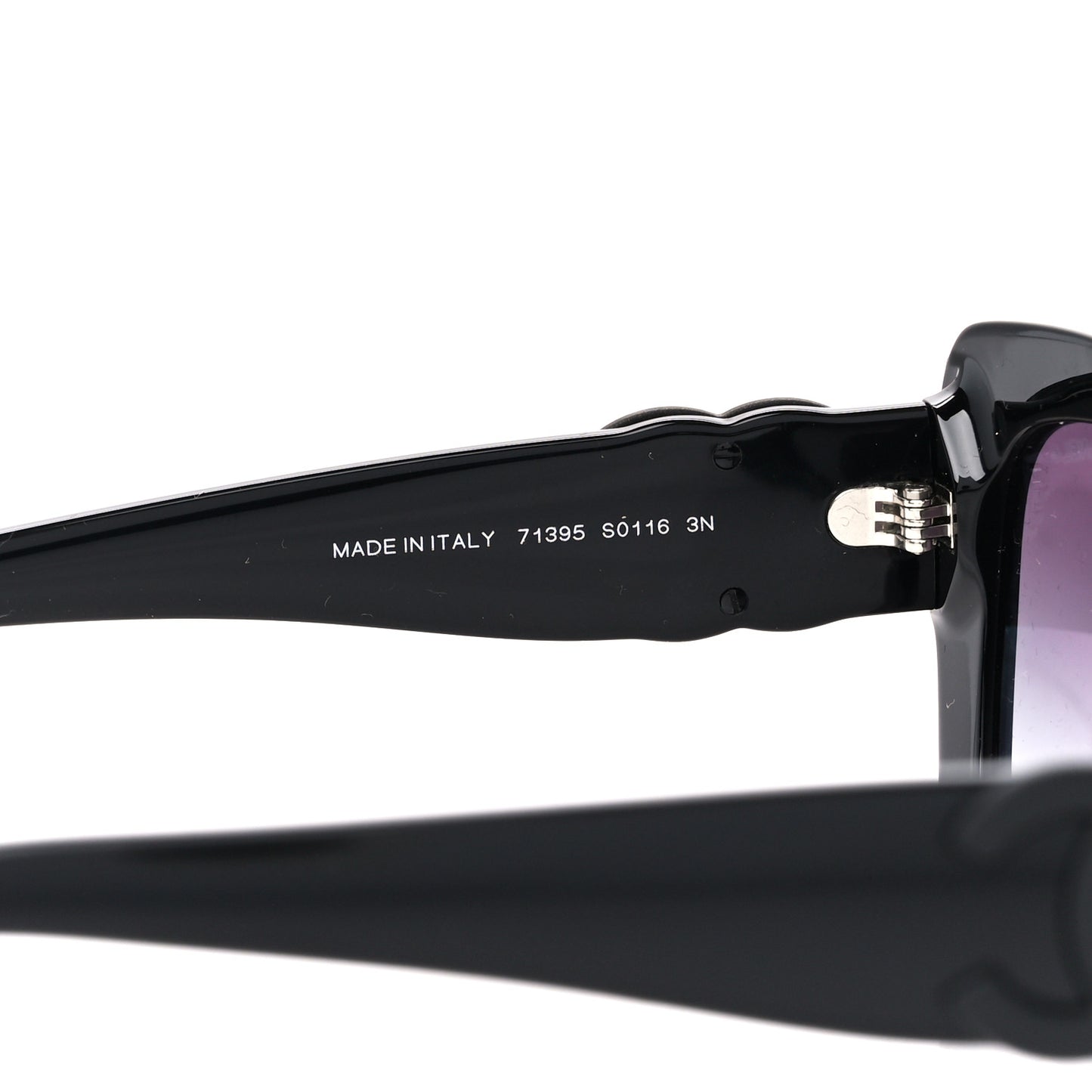 Acetate Square Sunglasses 71395 Black