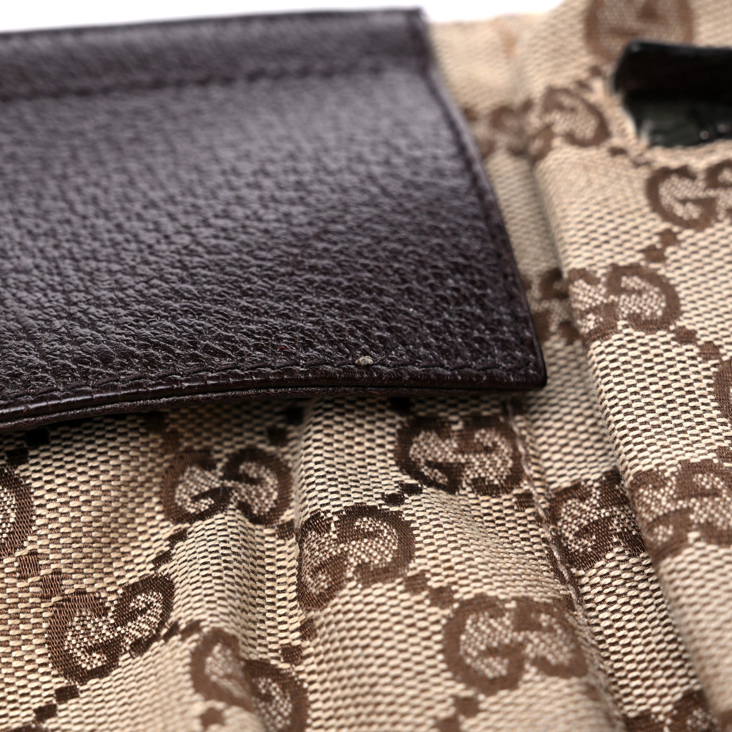 Gucci GG Monogram Double Pocket Belt Bag Dark Brown 13 of 13