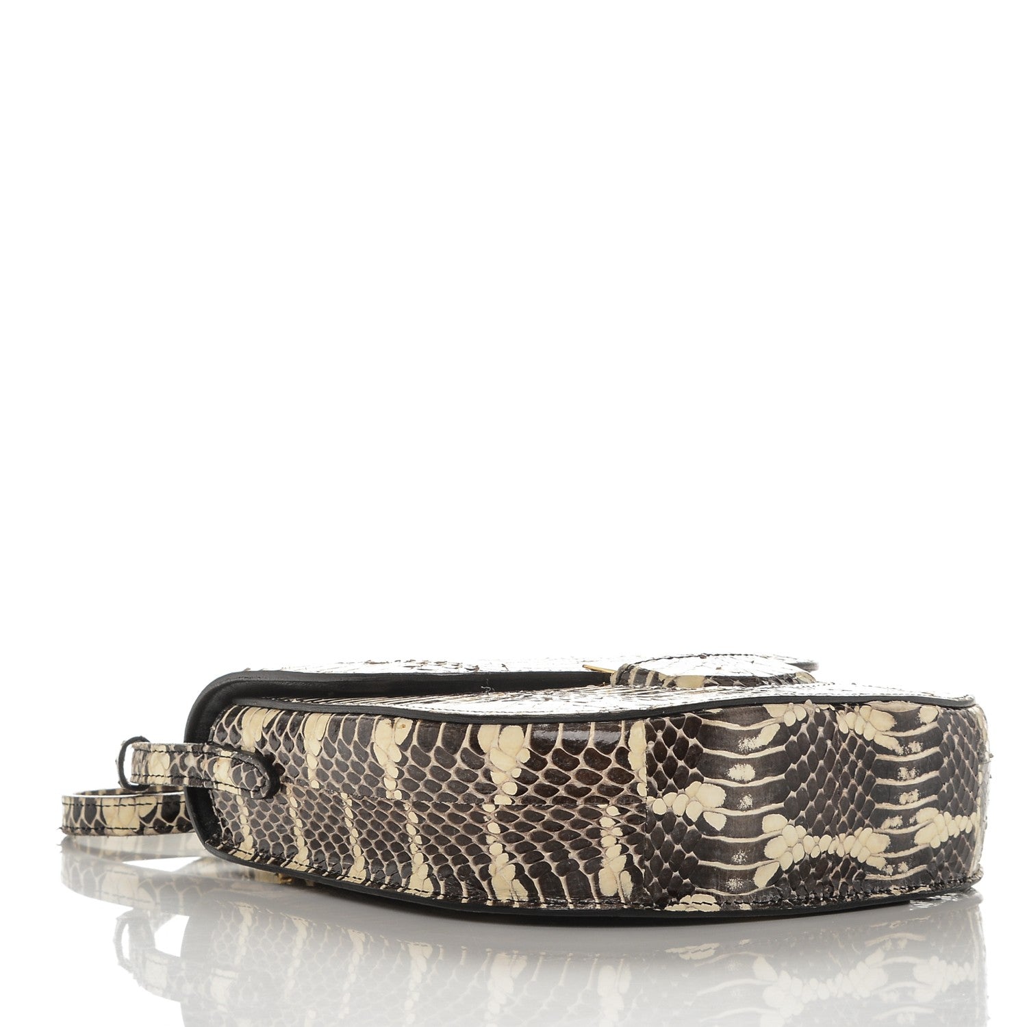 Celine Watersnake Small Trotteur Black White 4 of 6
