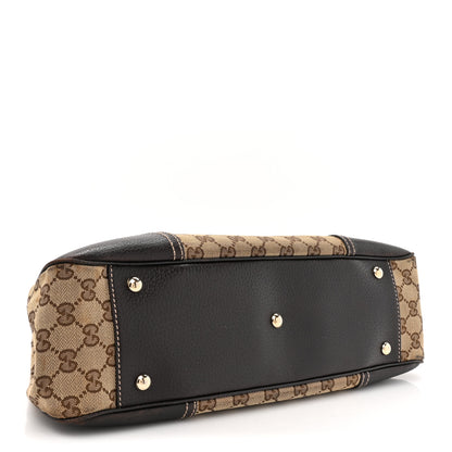 Gucci Monogram Medium Princy Tote Dark Brown 4 of 15