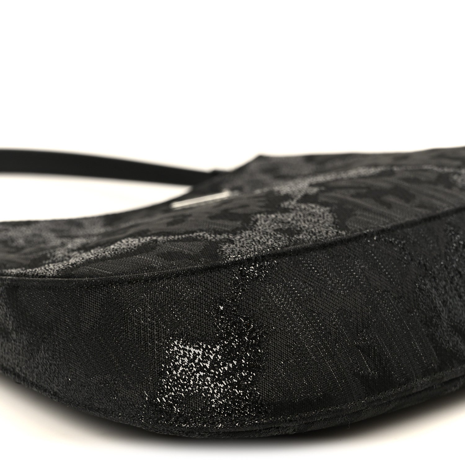 Prada Broccato Cleo Shoulder Bag Black 9 of 10
