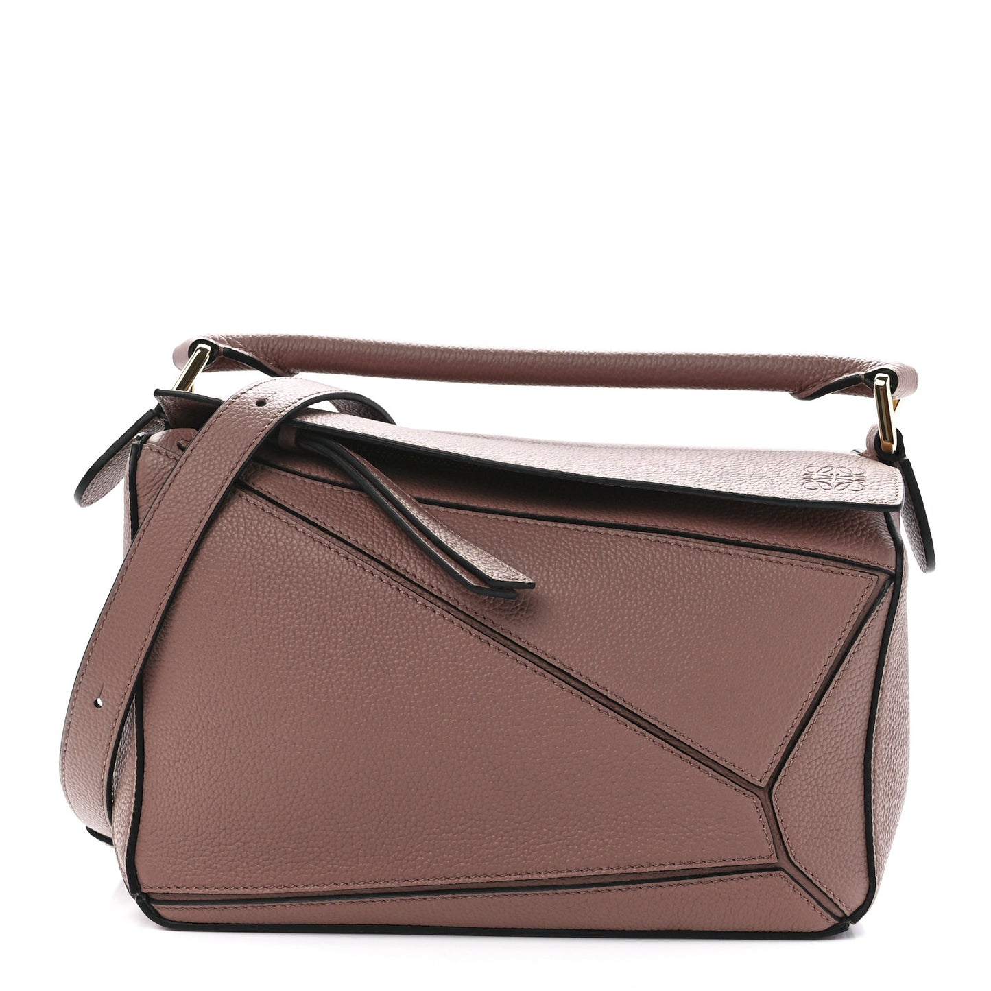 Calfskin Small Puzzle Bag Dark Blush