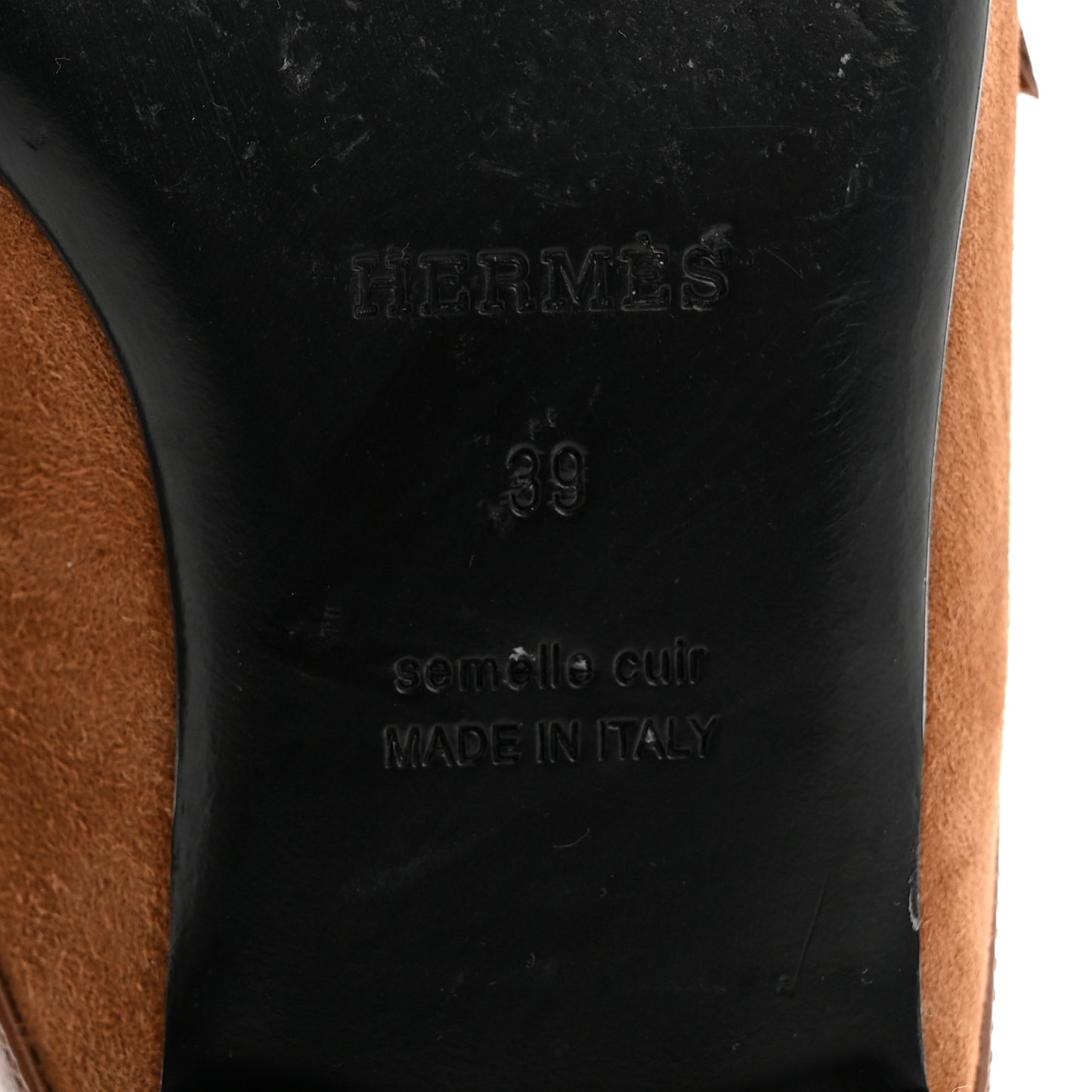 Suede Goatskin Groupie Mules 39 Brun Amourette
