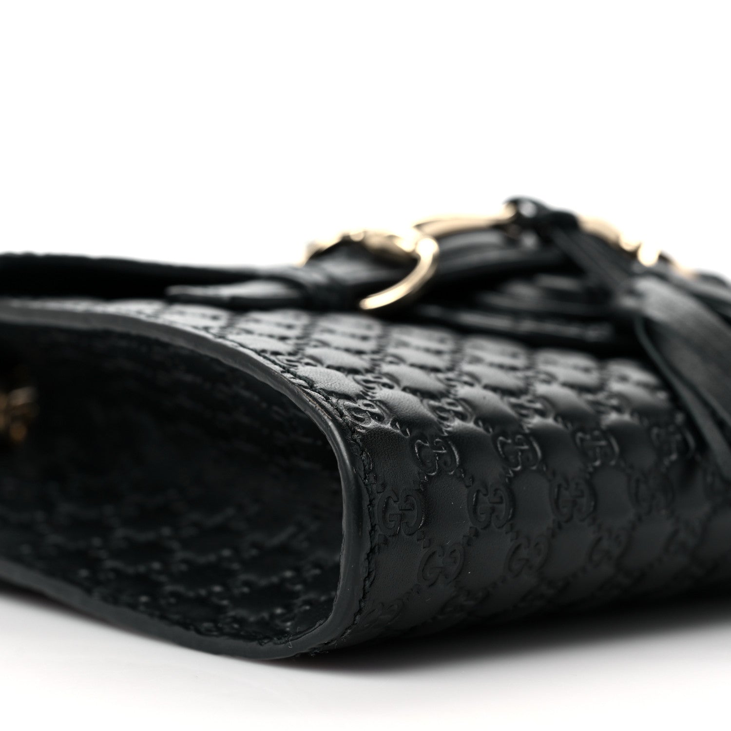 Gucci Microguccissima Mini Emily Shoulder Bag Black 9 of 10