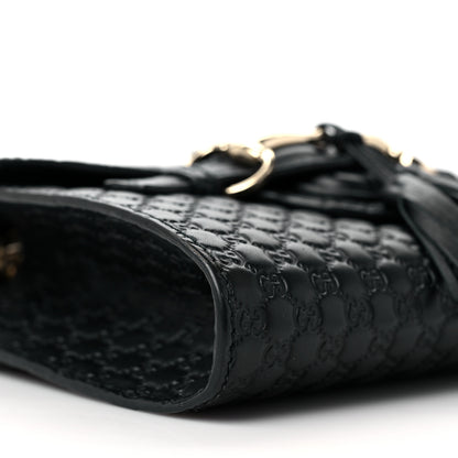 Gucci Microguccissima Mini Emily Shoulder Bag Black 9 of 10