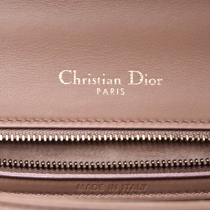 Christian Dior Calfskin Studded Small Diorama Flap Bag Taupe 7 of 8