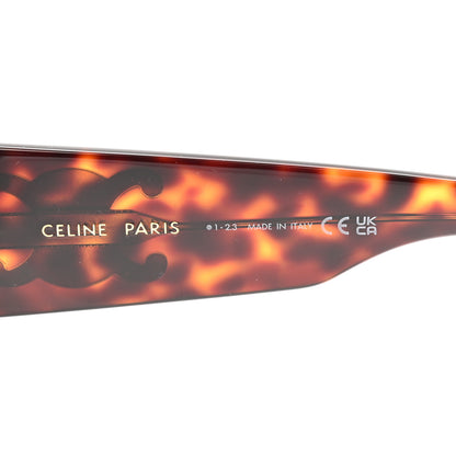 Celine Acetate Triomphe XL 01 Sunglasses CL40282U Tortoise 5 of 7