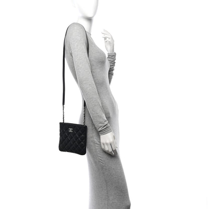 Chanel Lambskin Quilted Crossbody Bag Black 2 of 11