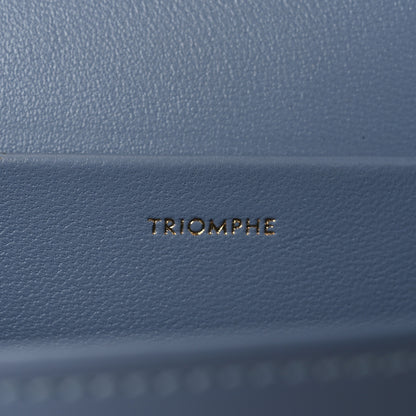 Celine Shiny Calfskin Triomphe Shoulder Bag California Blue 7 of 13