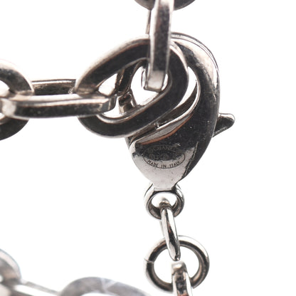 Chanel Crystal Strass Cross CC Necklace Silver 4 of 4