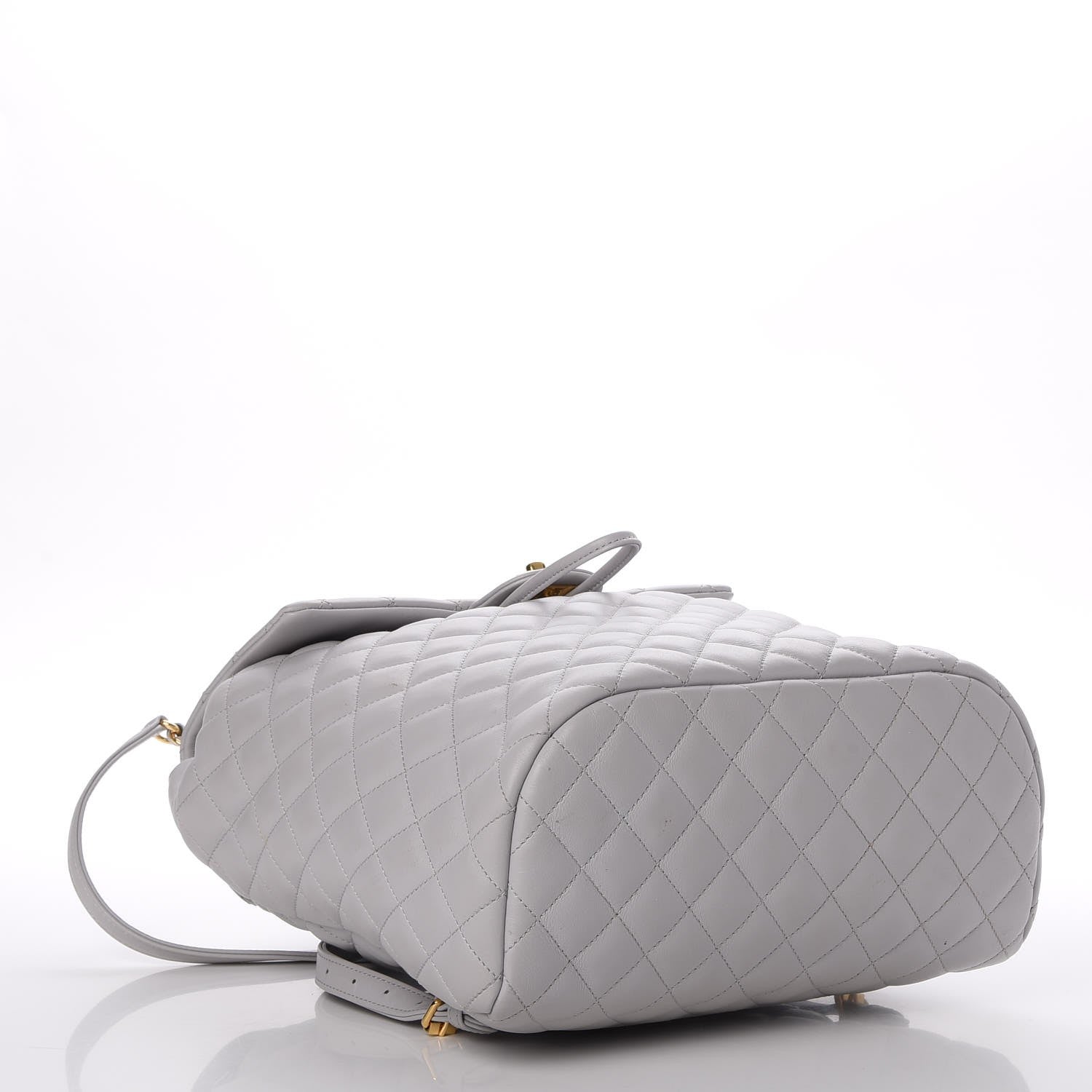 Chanel Calfskin Quilted Large Urban Spirit Backpack Grey 5 of 25