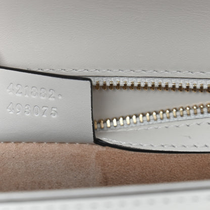 Gucci Calfskin Small Sylvie Shoulder Bag Off White 6 of 9