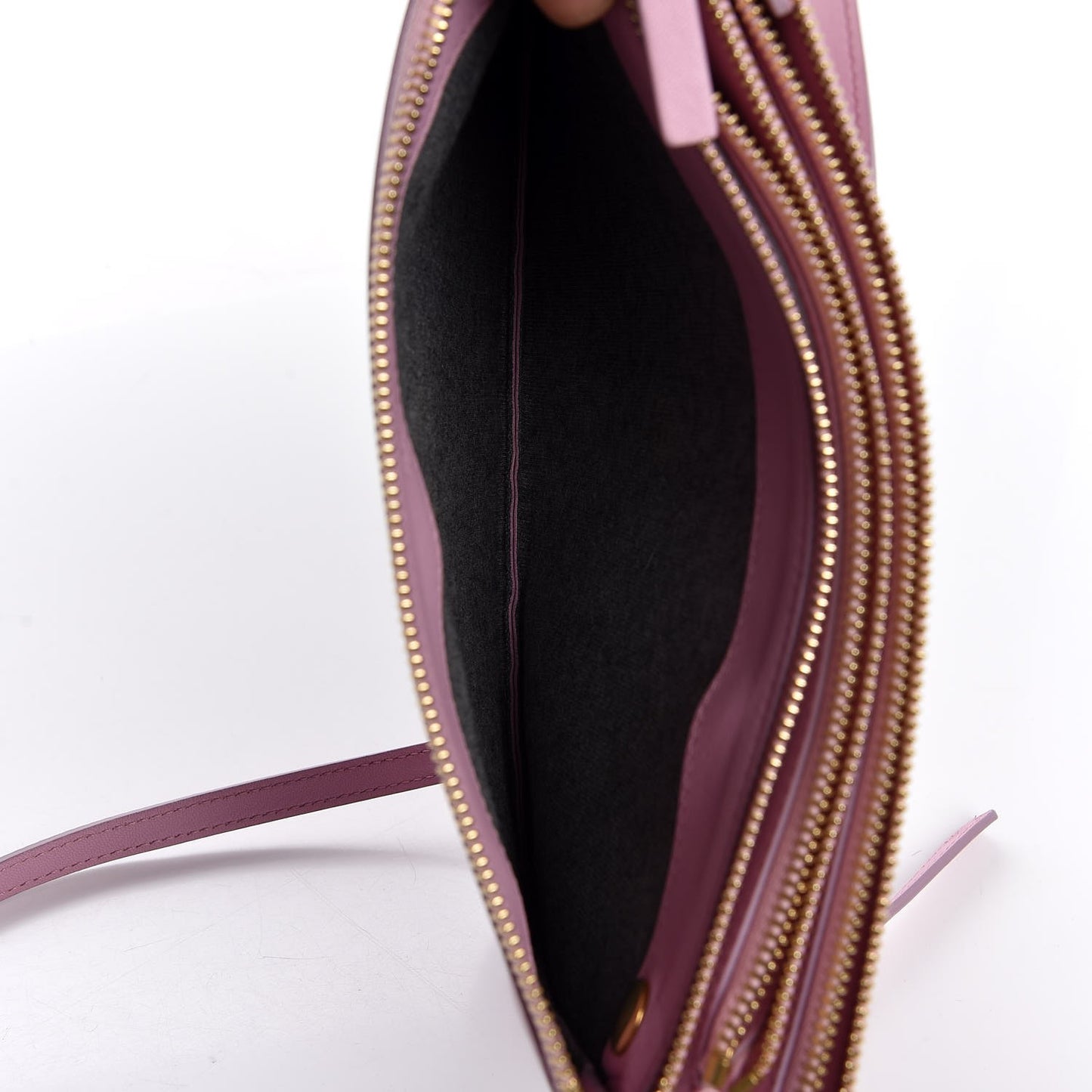 Lambskin Large Trio Crossbody Bag Pink