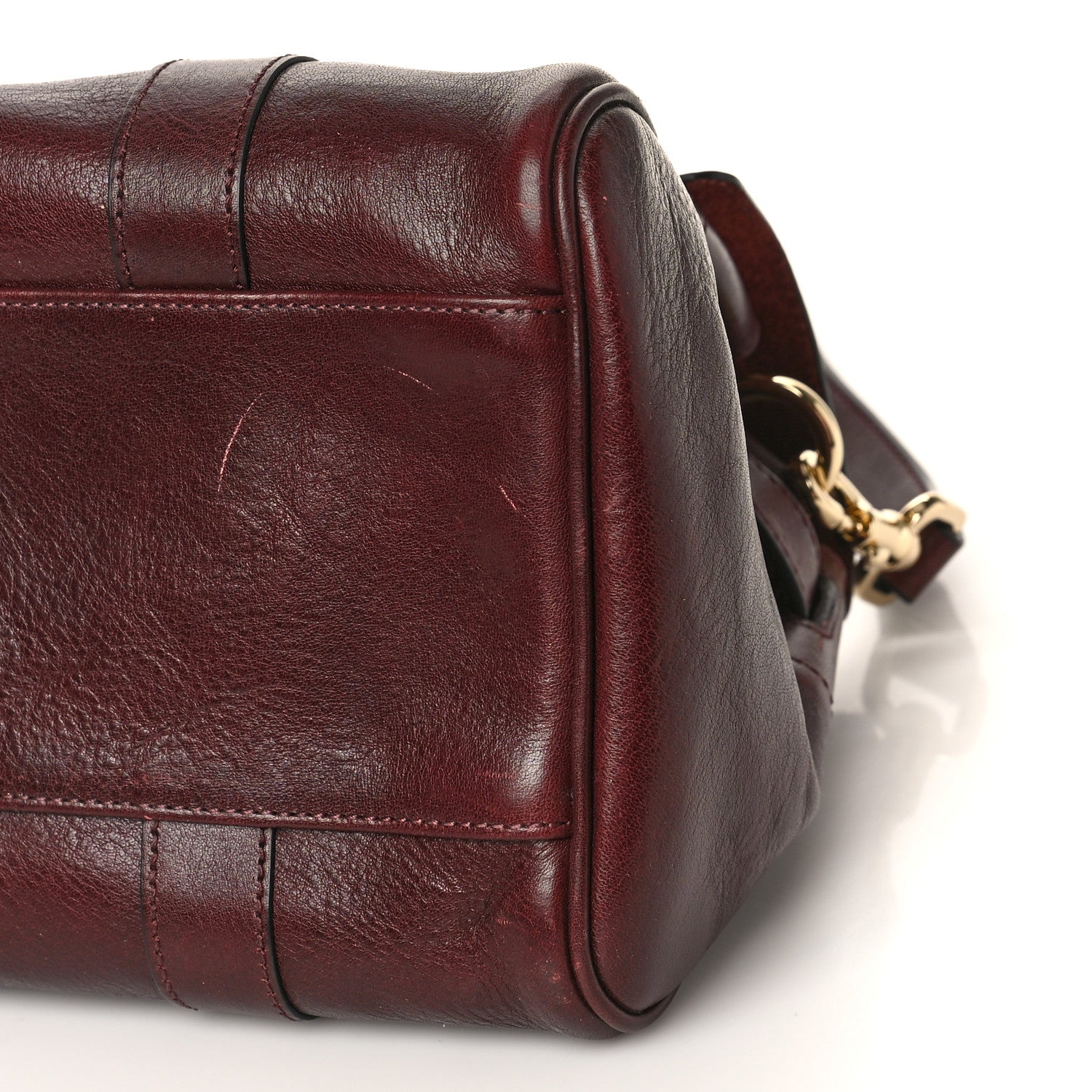 Mulberry Soft Grain Calfskin Small Bayswater Oxblood 8 of 9