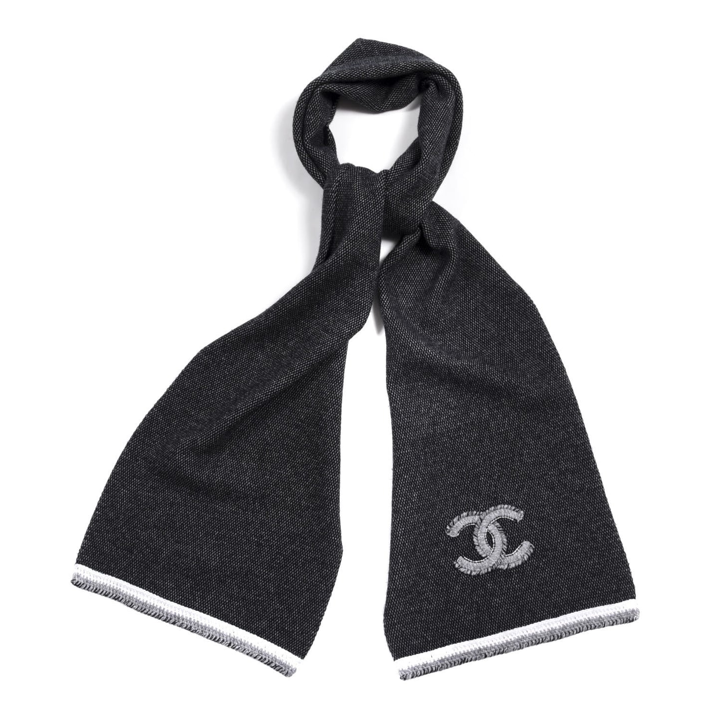 Cashmere CC Scarf Grey