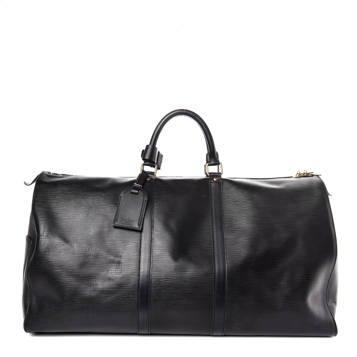 Louis Vuitton Epi Keepall 55 Black 1 of 7