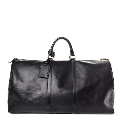 Louis Vuitton Epi Keepall 55 Black 1 of 7