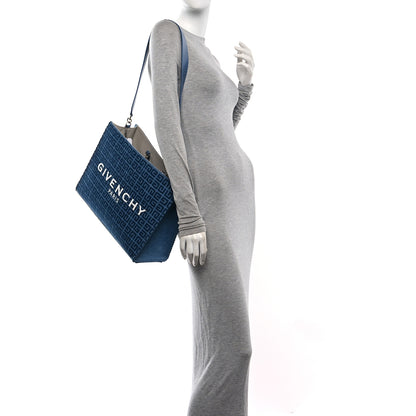 Givenchy Denim 4G Medium Chain Tote Blue 2 of 10