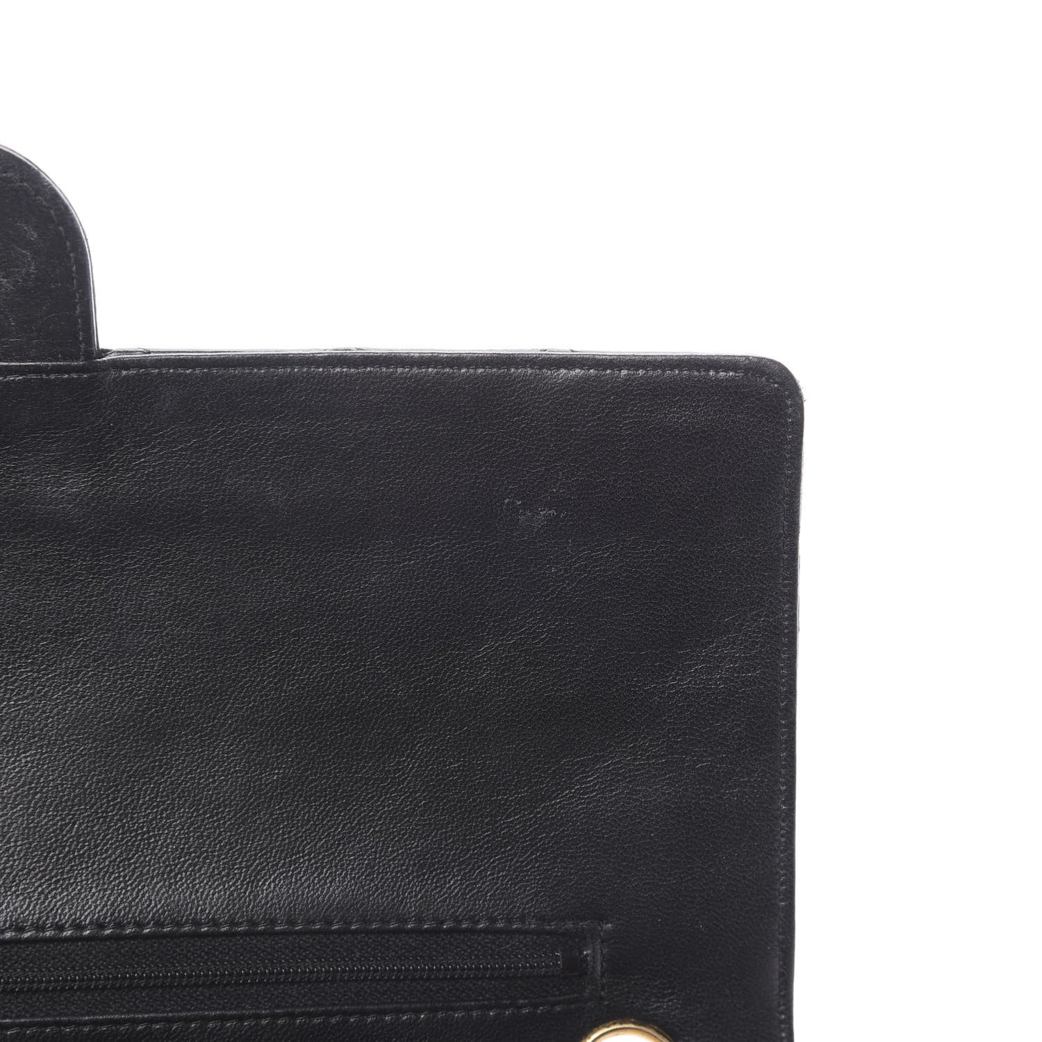 Chanel Lambskin Quilted Medium Double Flap Black 17 of 22