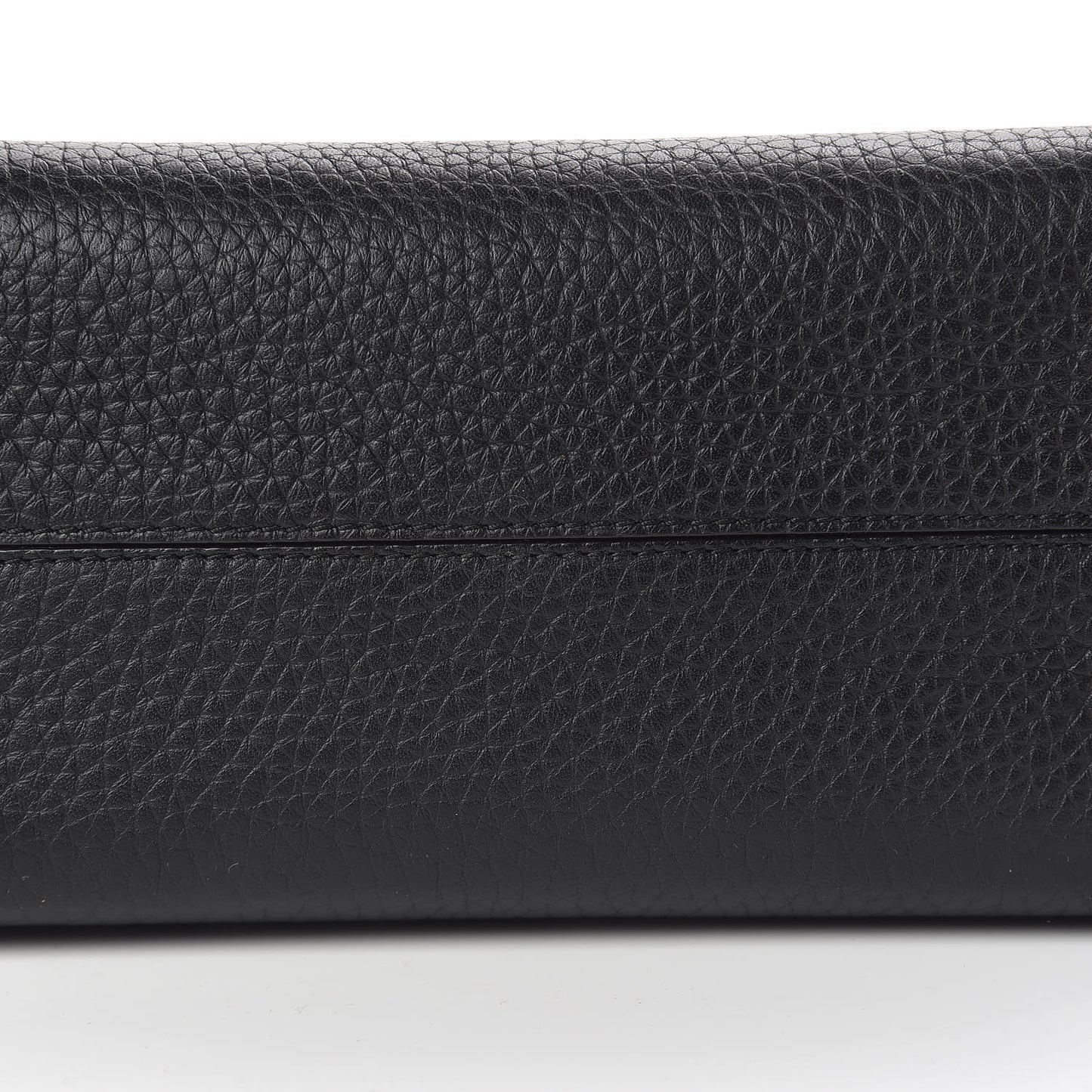 Grained Calfskin Mini Diorever Flap Black