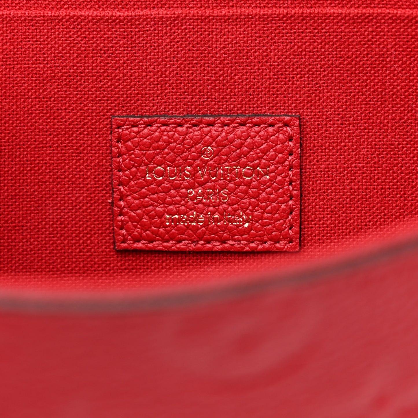 Empreinte Pochette Felicie Chain Wallet Scarlet