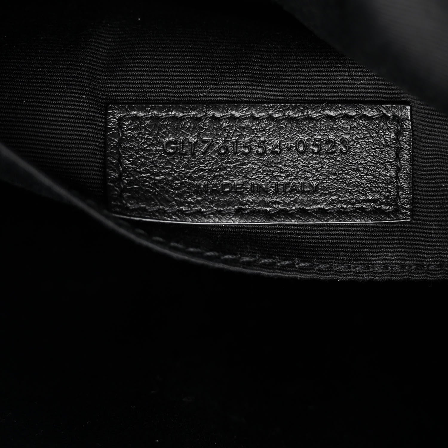 Saint Laurent Calfskin Matelasse Monogram Lou Camera Bag Black 7 of 10
