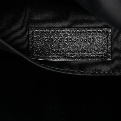 Saint Laurent Calfskin Matelasse Monogram Lou Camera Bag Black 7 of 10
