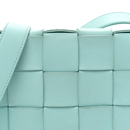 Bottega Veneta Lambskin Maxi Intrecciato Small Cassette Crossbody Bag  Celadon 8 of 11