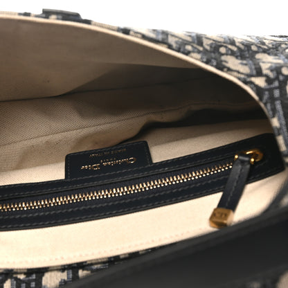 Christian Dior Oblique Saddle Bag Blue 5 of 11