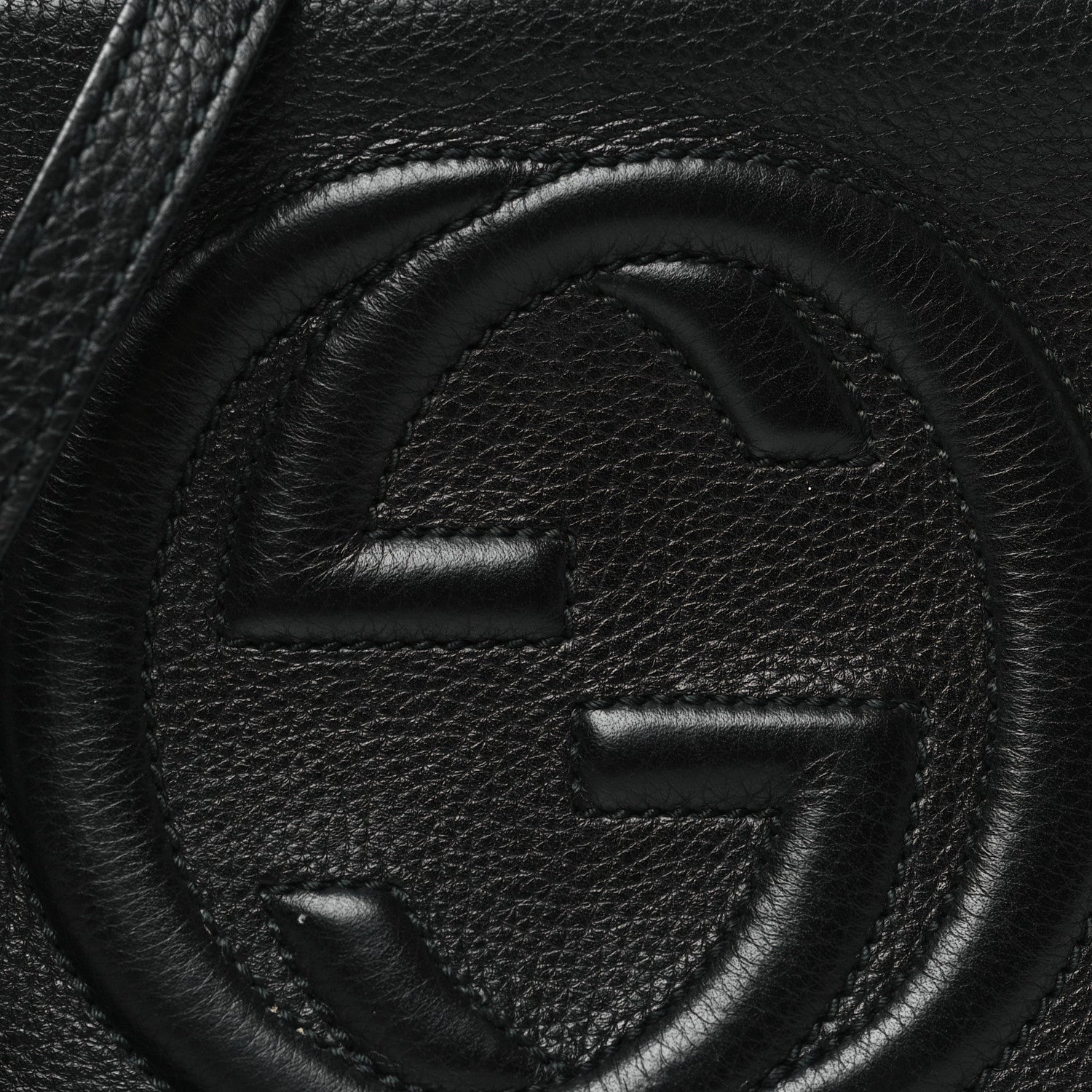 Gucci Pebbled Calfskin Small Soho Disco Bag Black 8 of 12
