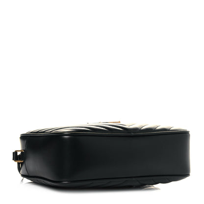 Saint Laurent Calfskin Matelasse Monogram Lou Camera Bag Black 7 of 19