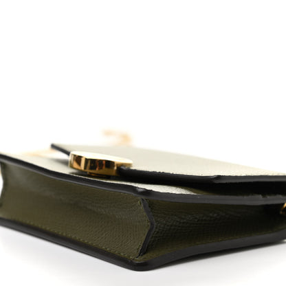 Fendi Vitello Cruise F is Fendi Geometric Flap Wallet on Chain Asparago 8 of 9