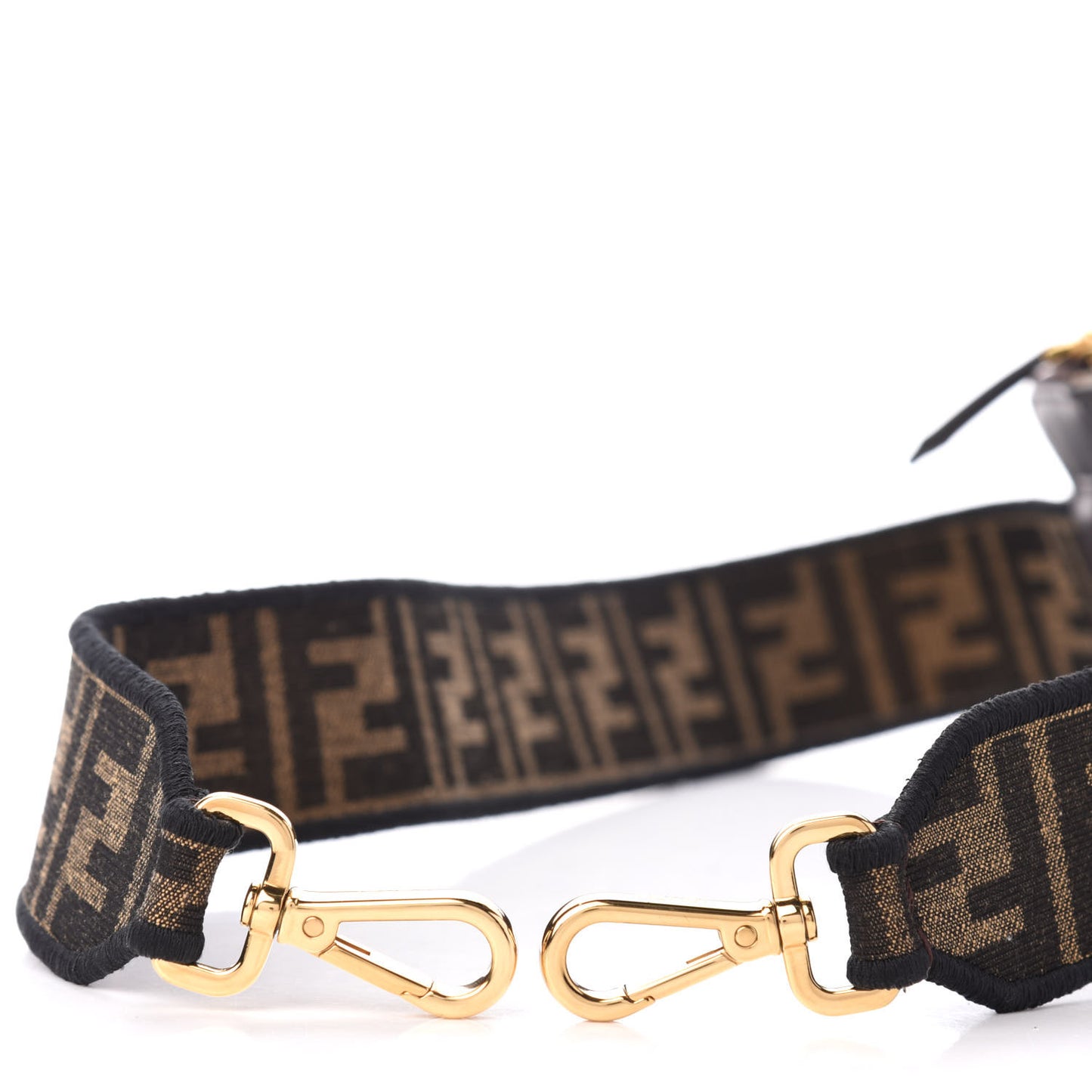 Fabric Jacquard FF 1974 Cell Pocket Strap You Tobacco Moro Black