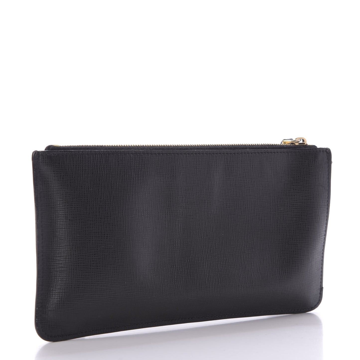 Vitello Elite Crystal Monster Eyes Zip Pouch Black Cedro