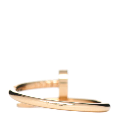 Cartier 18K Yellow Gold Small Juste Un Clou Ring 53 6.5 3 of 5