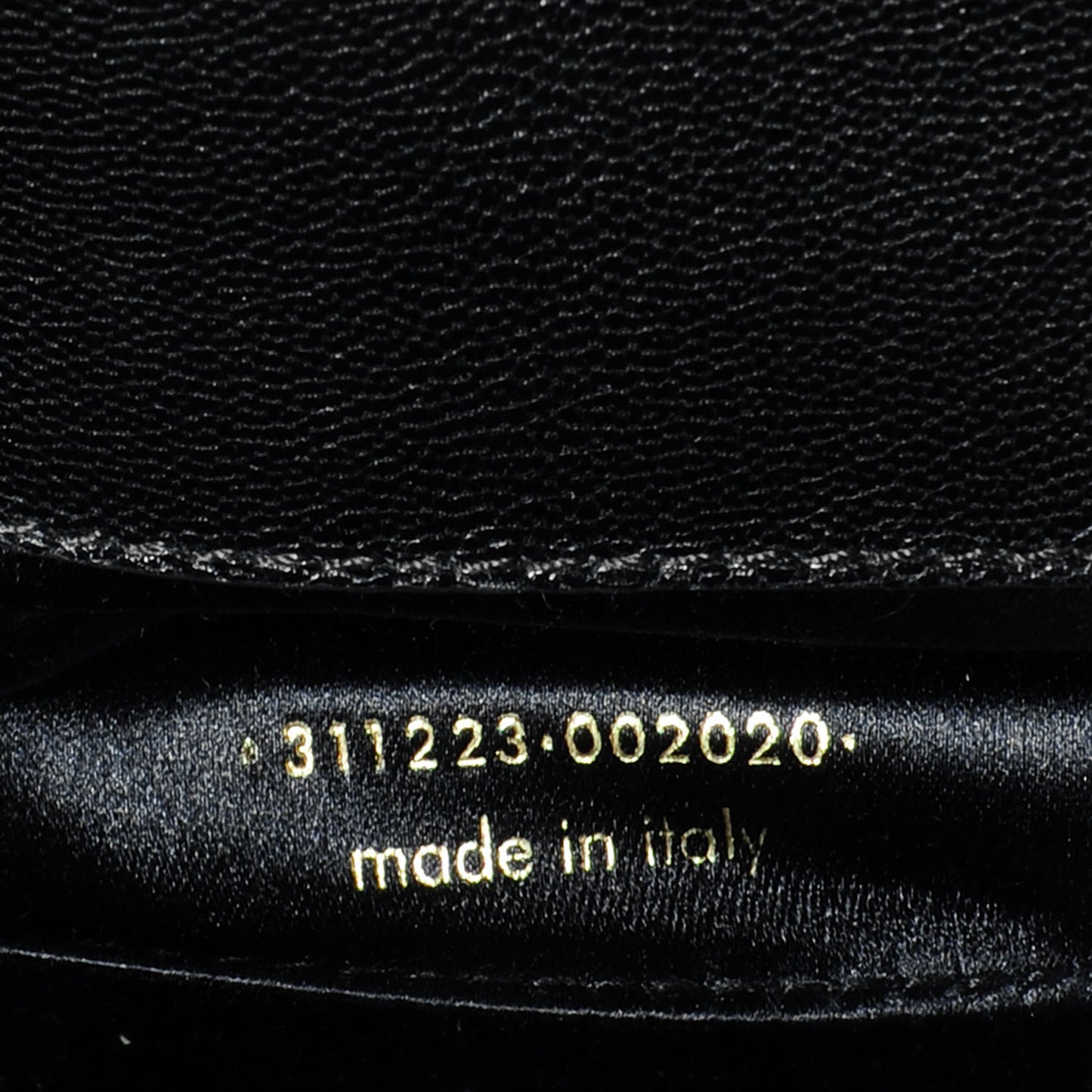 Goatskin Monogram Large Belle De Jour Clutch Black