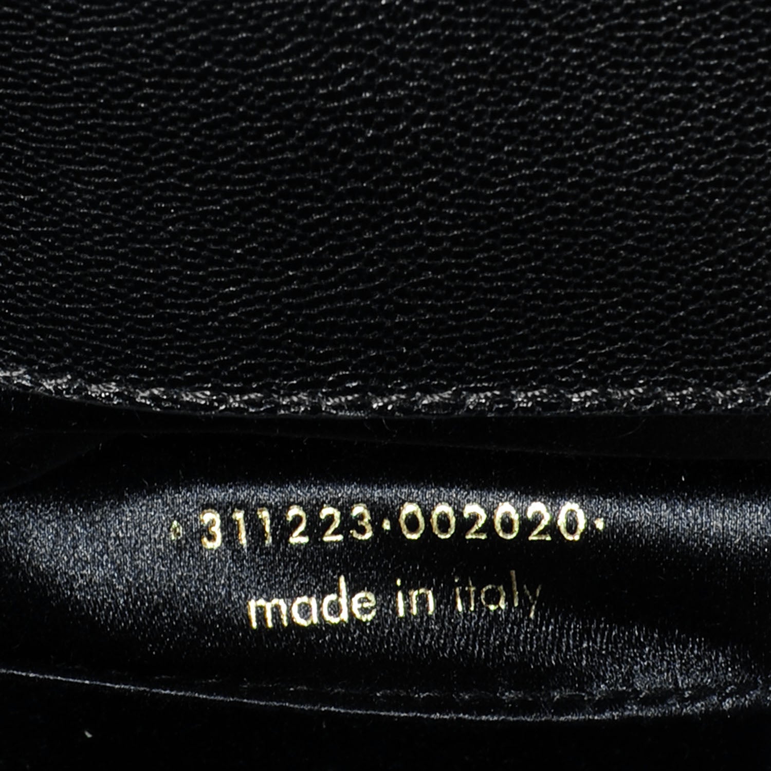 Saint Laurent Goatskin Monogram Large Belle De Jour Clutch Black 7 of 7