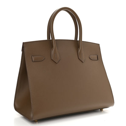 Hermes Madame Calfskin Birkin Sellier 30 Toundra 2 of 13