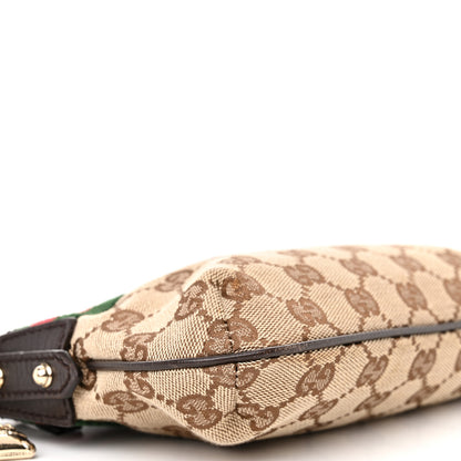 Gucci Monogram Web Pochette Dark Brown 9 of 11