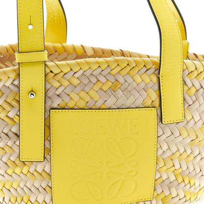 Loewe Raffia Small Basket Tote Bag Natural Yellow 8 of 13