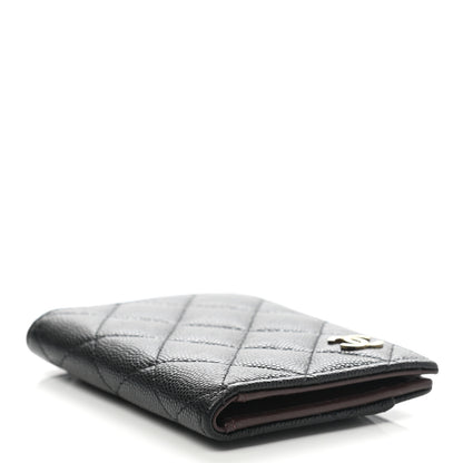 Chanel Caviar Quilted Card Holder Wallet Black 4 of 8