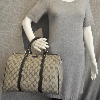 Gucci Monogram Medium Joy Boston Dark Brown 3 of 8