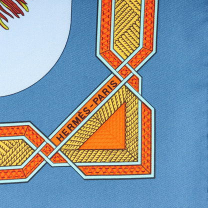 Hermes Silk Cuirs Du Desert Scarf 90 4 of 6