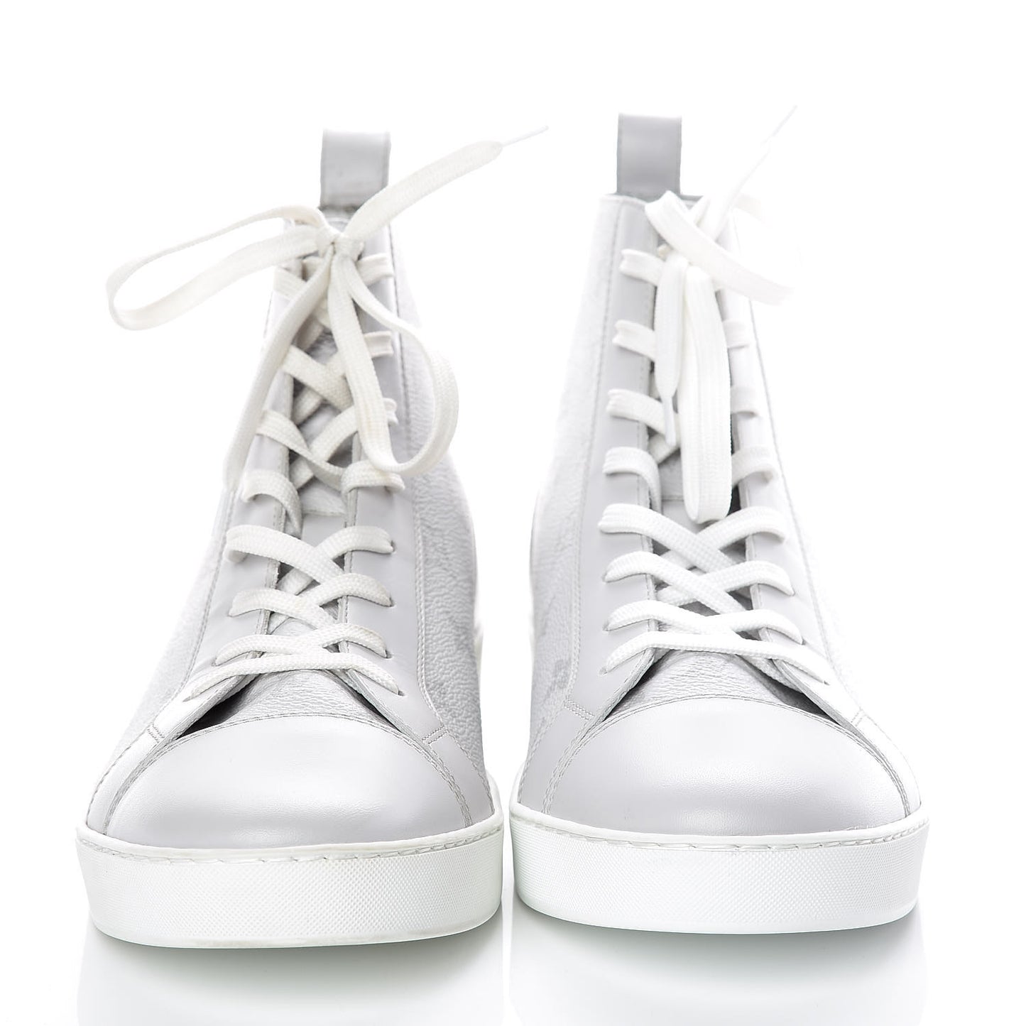 Monogram Match Up Sneakers 7.5 White